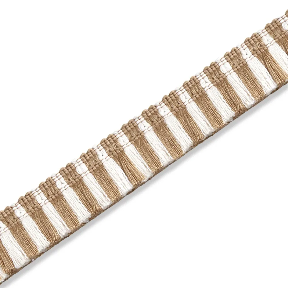 Andorra - Blocked Brushed Fringe - 45 mm