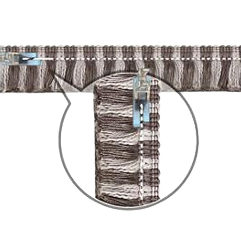 Andorra - Blocked Brushed Fringe - 45 mm