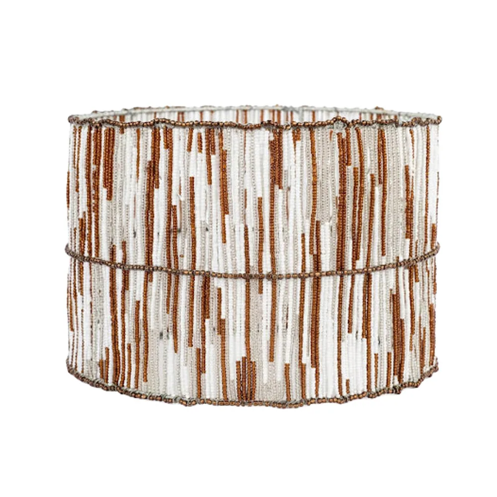 GREAT BEADED LAMPSHADE