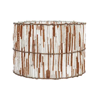 GREAT BEADED LAMPSHADE