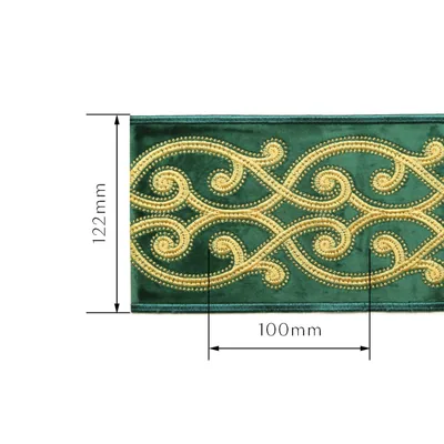 Aquilla Velvet Border - 120mm