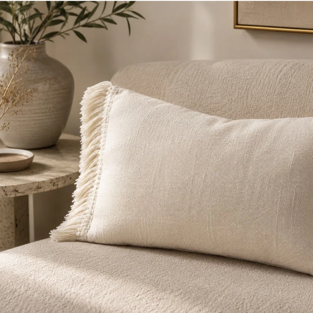 Cotton Brushed Fringe - 45mm