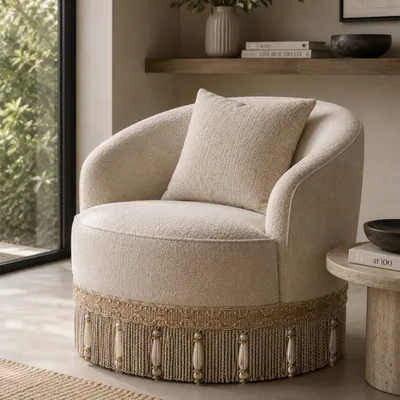 Bullion fringe --Embellished