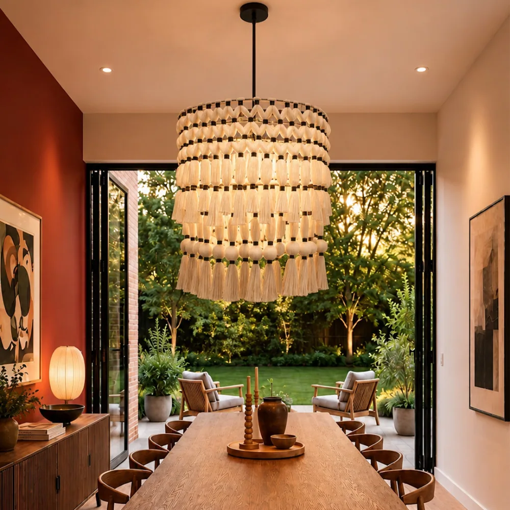 Great Beaded Lampshade