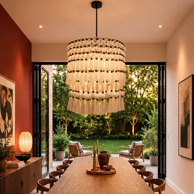 Great Beaded Lampshade