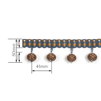 Amigo Bobble Tassel Fringe - (End of Range)