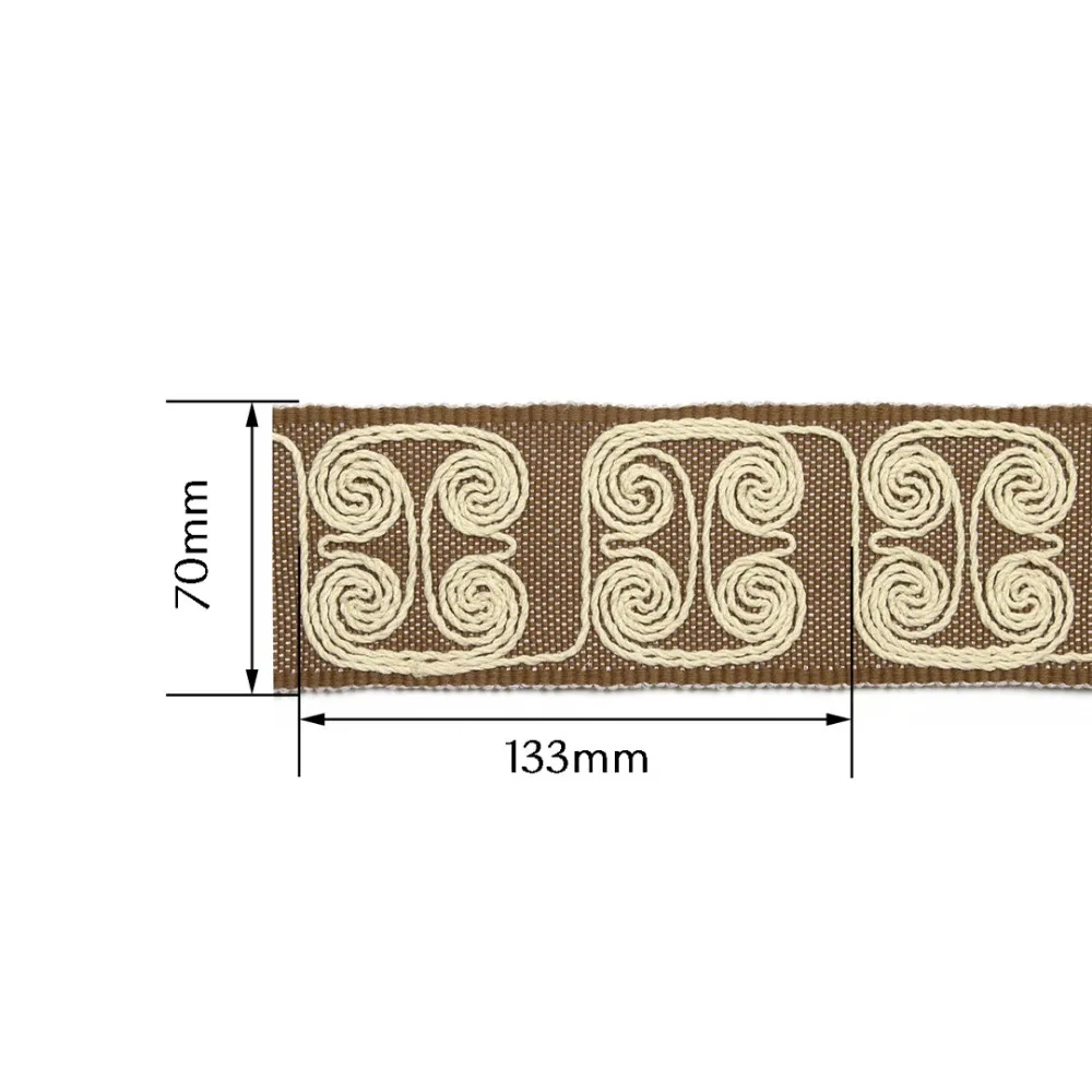 Pemba Swirls Border - 70mm